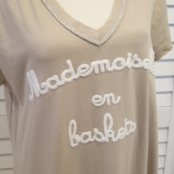 Mademoiselle en Baskets Tshirt Boho DressMade in Italy - Picture 9 of 9
